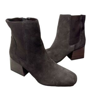 Blondo Boots Womens Size 11 Brown Suede Boots Waterproof Block‎ Heel NWT